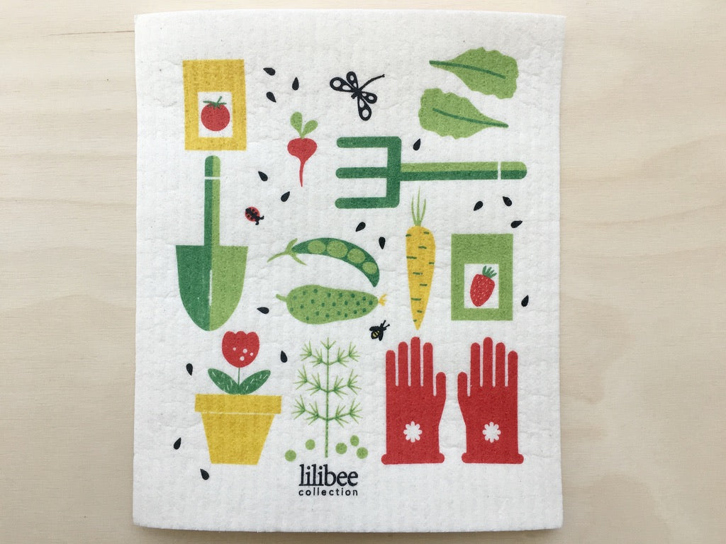 Garden Swedish Dishcloth