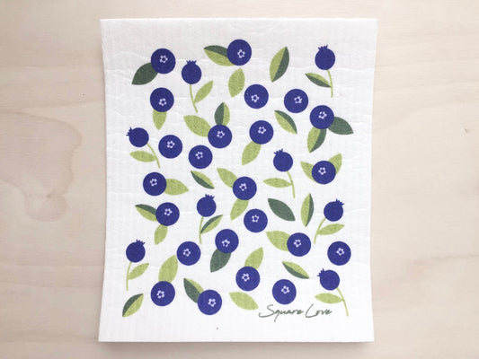 Blueberry Swedish Dishcloth