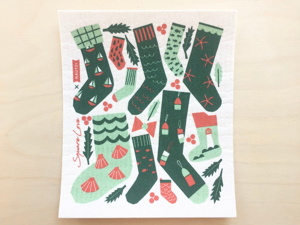 Seaside Stockings Swedish Dishcloth