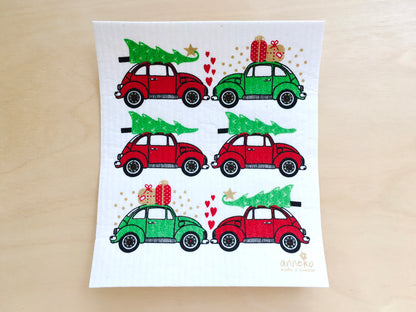 Holiday Buggies Swedish Dishcloth