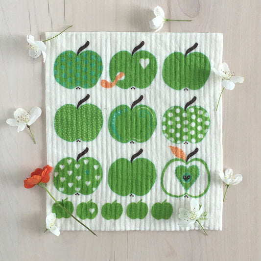 Apples Swedish Dishcloth