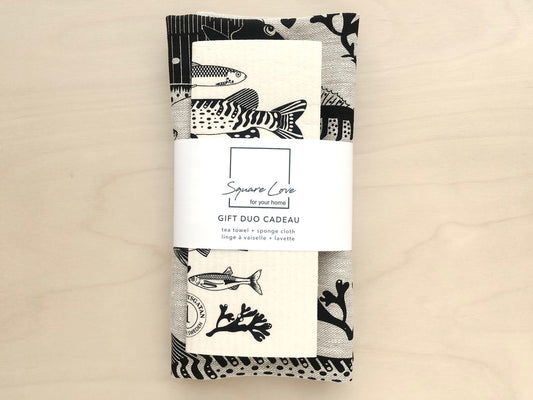 Fish Pond Gift Duo | 100% Linen