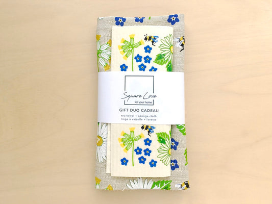 Blooms Gift Duo | 100% Linen