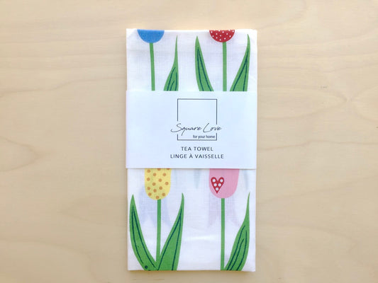 Tulip Linen Cotton Tea Towel