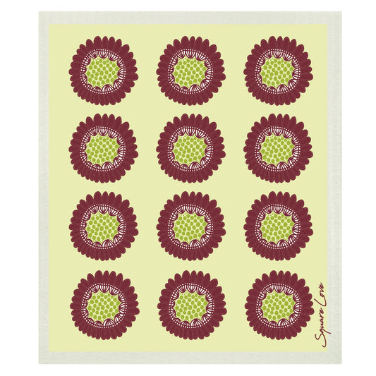 Fleurs Md Swedish Dishcloth 25x30 cm (PREORDER)