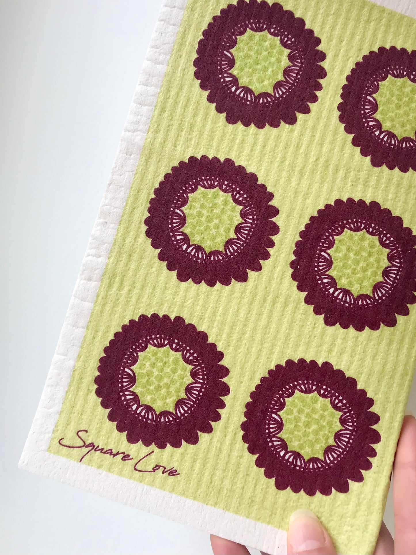 Fleurs Md Swedish Dishcloth 25x30 cm