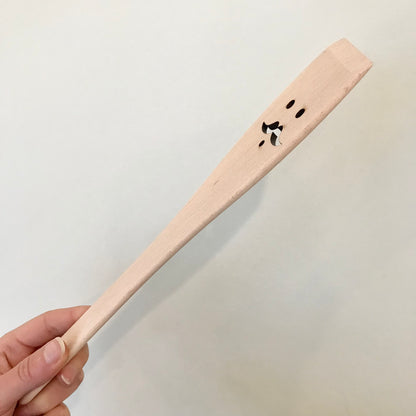 Wooden Moustache Spatula