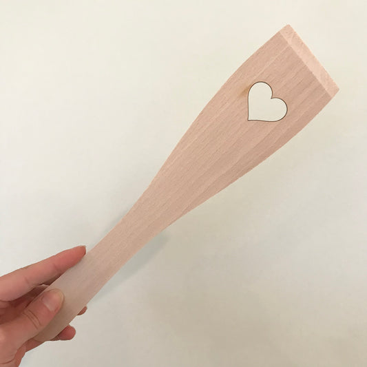 Wooden Heart Spatula