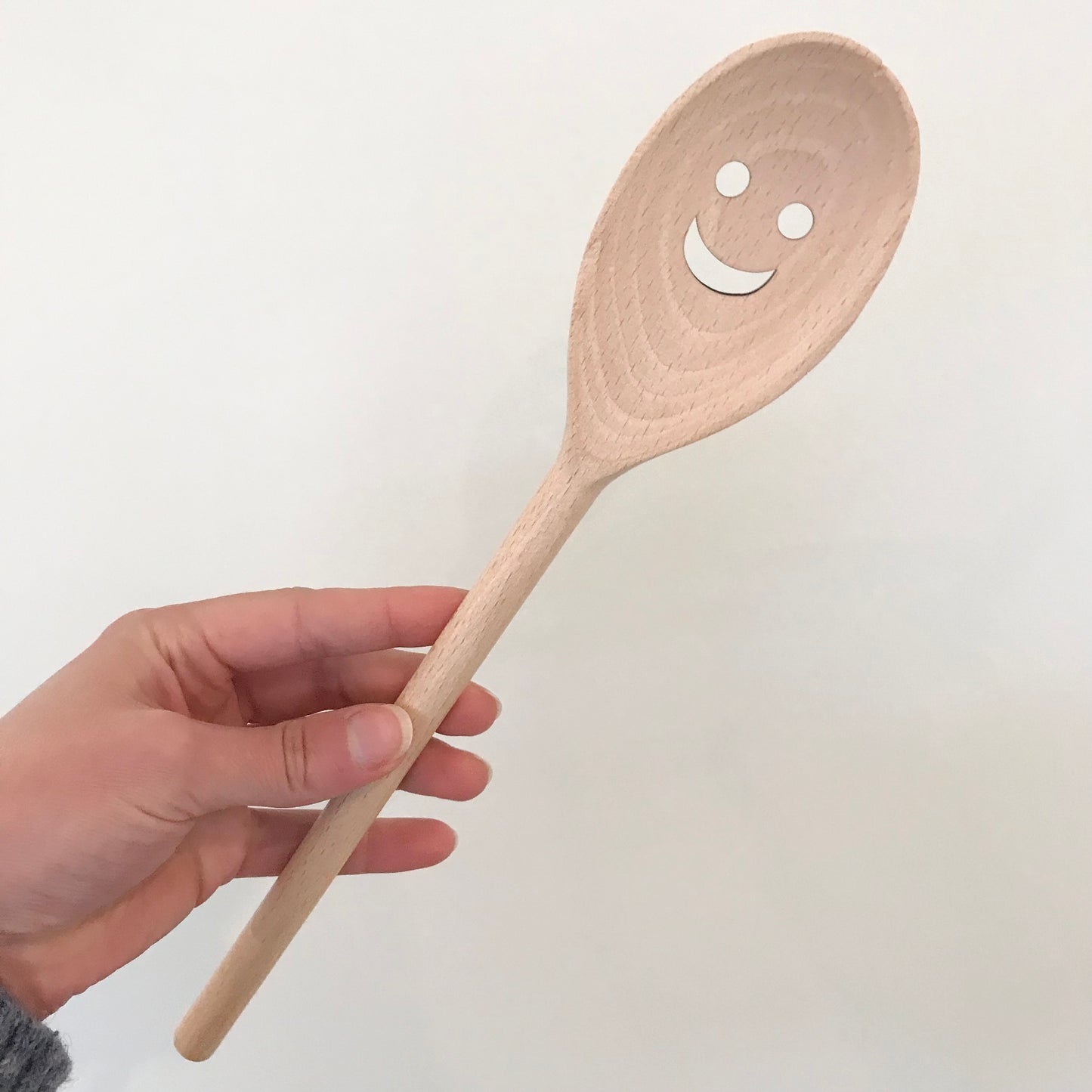 Wooden Happy Spoon