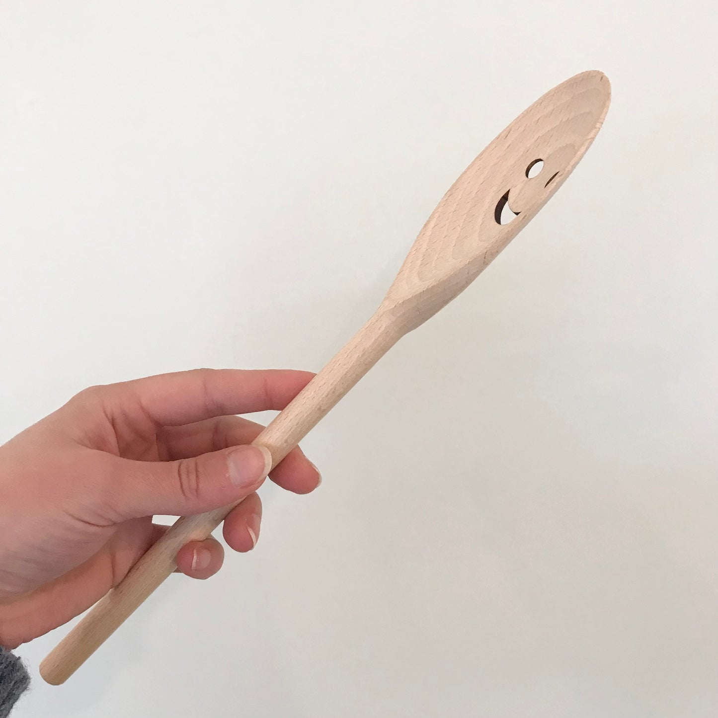 Wooden Happy Spoon