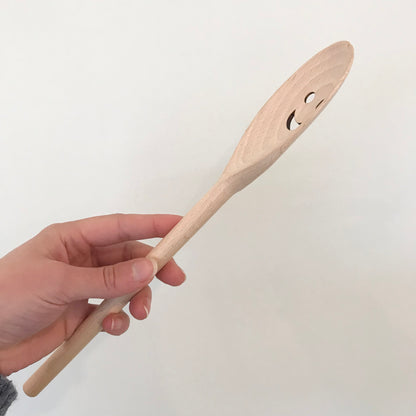 Wooden Happy Spoon