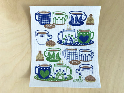 Fika Swedish Dishcloth
