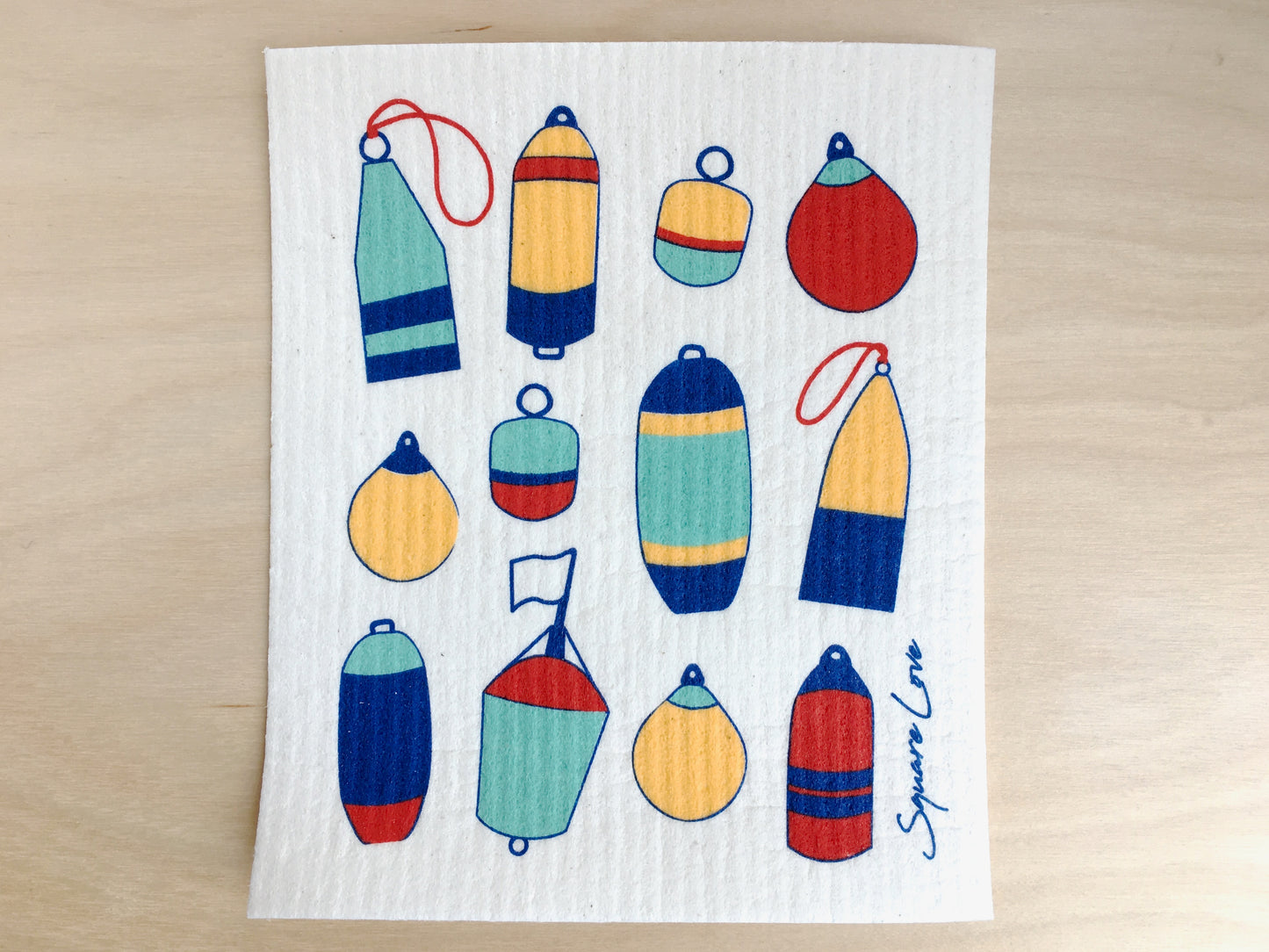 Buoys Swedish Dishcloth