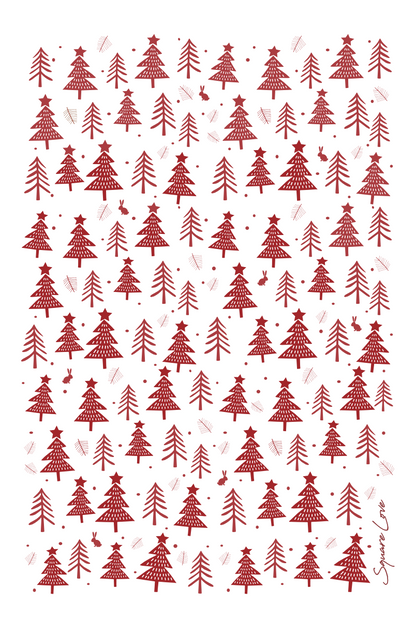 Holiday Forest Gift Duo | Red | Linen Blend (Pre Order)