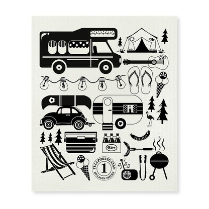 Camping Swedish Dishcloth