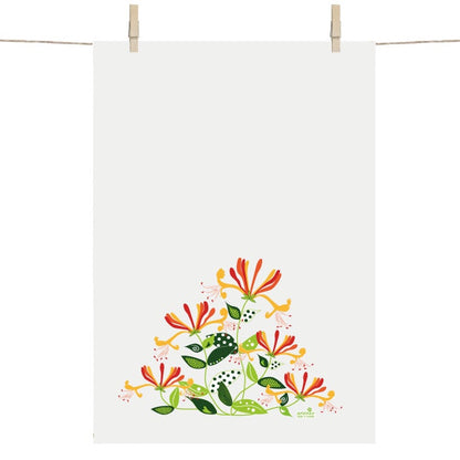 Honeysuckle Linen Blend Tea Towel